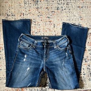 Silver Suki Dark Wash Bootcut Jeans